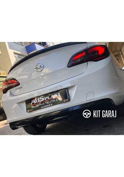 Kit Garaj Astra J Sedan Spoiler Plastik 2009-2015 Boyalı