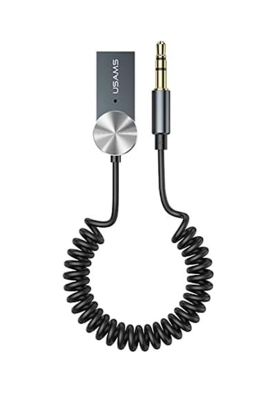 Usams Bluetooth 5.0 Receiver Usb Aux Wireless Araç Kiti Telefon Konuşma Müzik Dinleme Ba01 Sj46