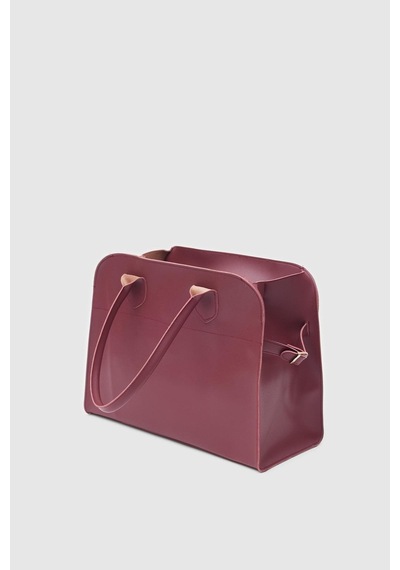 Shule Bags Piedra Omuz Çantası Bordo Bordo