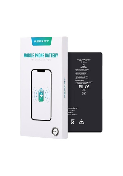 İphone 13 Pro Uyumlu Güçlendirilmiş Yüksek Kapasite Batarya - 3095 Mah