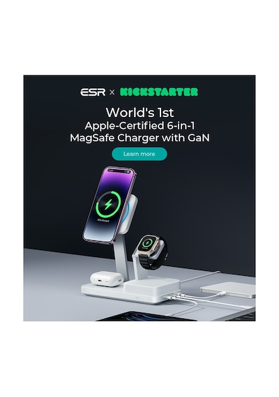 Esr 100w 6 In 1 Şarj Standı Magsafe Ve Cryoboost - Beyaz