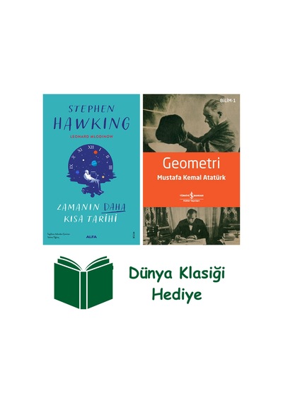 Zamanın Daha Kısa Tarihi Ciltli + Geometri + Dünya Klasiği Hediye