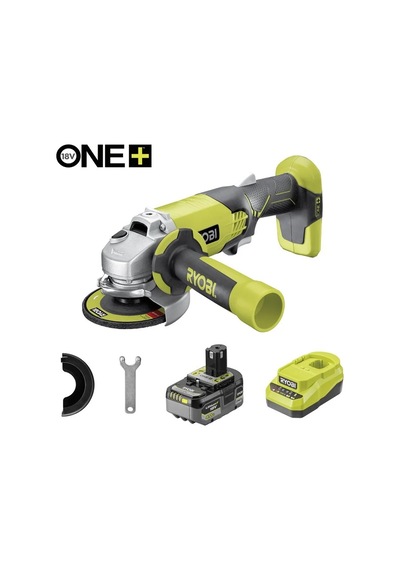 Ryobi R18AG-1C40GP 18V 4.0AH Tek Akülü Avuç Taşlama - 5133006908