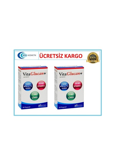 Vitaglucan Betaglucan 30 Kapsül - 2 Adet