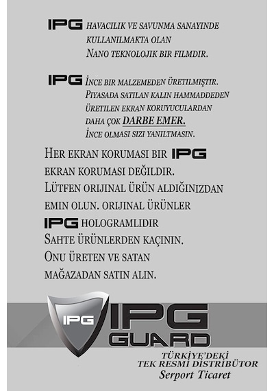 General Mobile Gm Phoenix 5g İçin Ipg Hydrogel Ekran Koruyucu