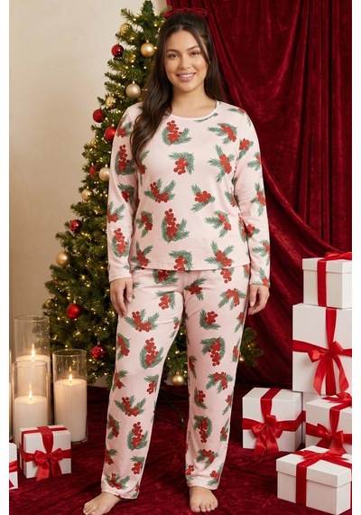 Siyah İnci Yılbaşı Temalı Desenli Termal Kumaşlı Ultra Soft Yumuşak Büyük Beden Battal Boy Örme Pijama Takımı 26226714 Pembe Siyah İnci Yılbaşı Temalı Desenli Termal Kumaşlı Ultra Soft Yumuşak Büyük Beden Battal Boy Örme Pijama Takımı 26226714 Pembe