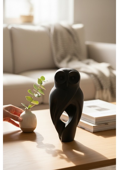 Baykuş Figürlü Dekoratif Biblo 63230616