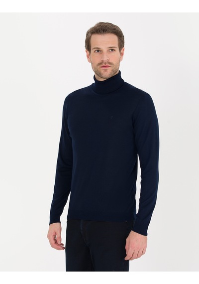 Pierre Cardin Lacivert Slim Fit Balıkçı Yaka Yün Karışımlı Basic Triko Kazak 50257302-vr033 Pierre Cardin Lacivert Slim Fit Balıkçı Yaka Yün Karışımlı Basic Triko Kazak 50257302-vr033