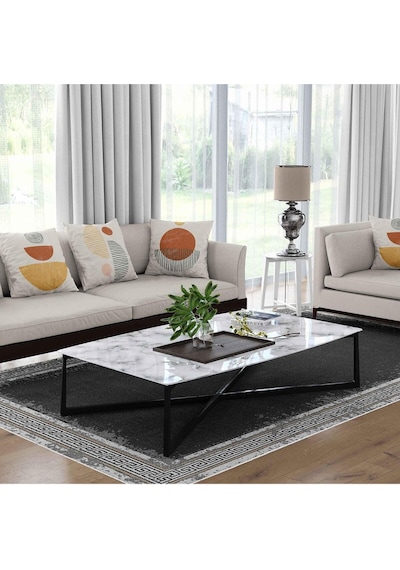 Kaymaz Taban Yıkanabilir Halı Mutfak, Salon, Yatak Odası İçin Modern Dijital Baskı Halı Slnhalı33 - 0034 Çok Renkli