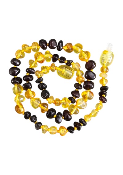 Damla Kehribar Bebek Kolyesi Lt1413
