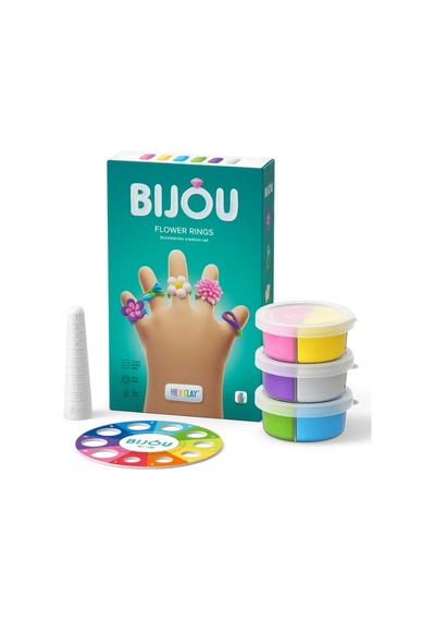Hey Clay Yaratıcı Kil Seti - Flower Rings
