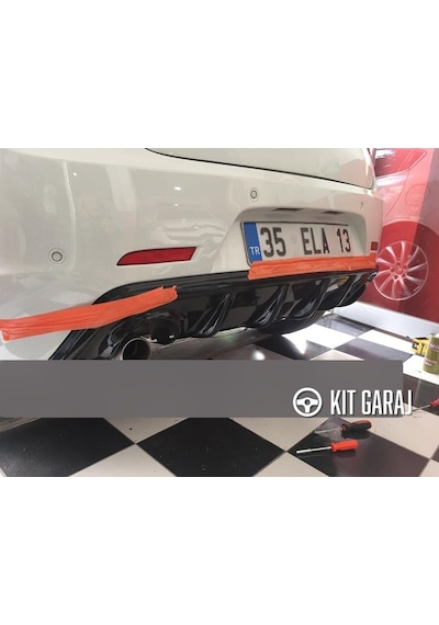 Kit Garaj Alfa Romeo Giulietta Difüzör Çift Çıkış Plastik Boyasız