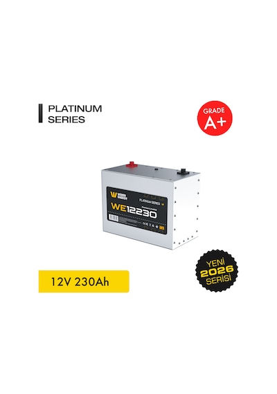 Werer Energy 12V 230Ah LiFePO4 Platinum Series Bluetooth'lu Lityum Demir Fosfat Akü