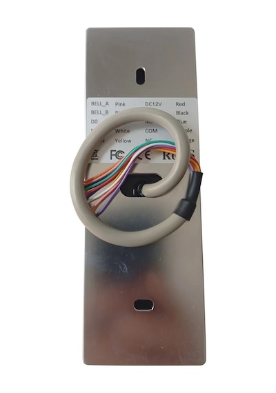Sr-213 Lcd Em-w Parmak İzi Kart Şifre Okuyucu Lcd Ekranlı Ip68 Metal Kasa 125 Khz 5 Adet