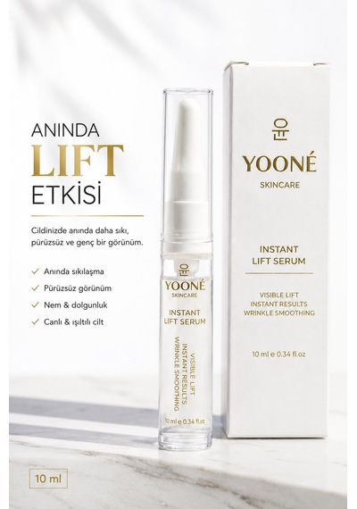Yooné Skincare Instant Lıft Serum 10 Ml Lıftıng Etkili Kırışıklık Karşıtı Yüz Serumu