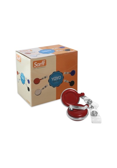 Sarff Yuvarlak Kancalı Lüx Kırmızı Yoyo 25 Adet