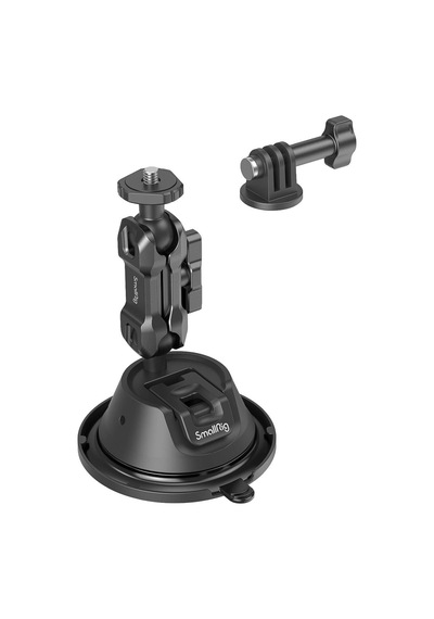Smallrig Sc-1k 4193 Aksiyon Kameraları İçin Vantuz Montaj Desteği Siyah