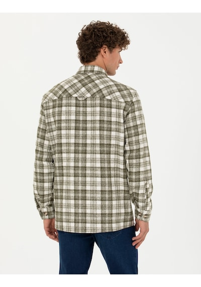 Pierre Cardin Erkek Haki Gömlek Desenli 50274651-vr027 Haki