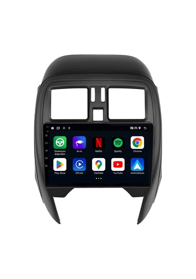 Nissan Micra 2013-2018 Android Multimedya Carplay Android Auto Navigasyon 10gb Ram 256gb Pro 9"