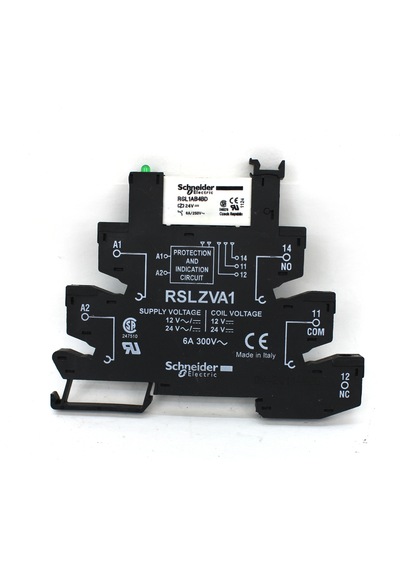 Schneider Electric Rslzva1 12-24V 6A 300V Slim Röle