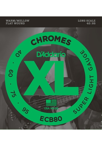 Daddario ECB80 Bas Tel Set Soft Long 0.40