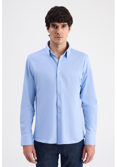D'S Damat Ds Damat Slim Fit Mavi Örme Gömlek 6hf02g801281m Çok Renkli D'S Damat Ds Damat Slim Fit Mavi Örme Gömlek 6hf02g801281m Çok Renkli