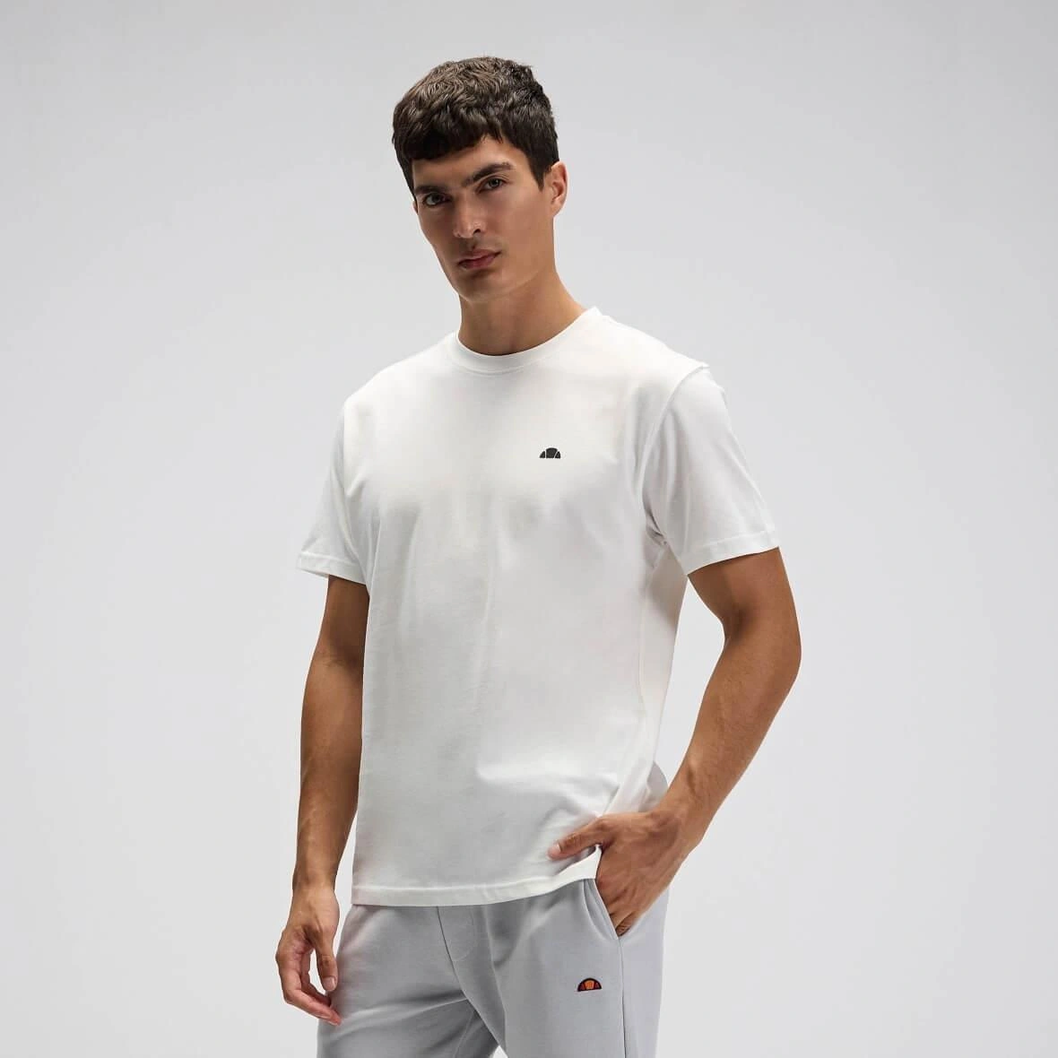 Ellesse Em559-of Erkek Basic T-shirt - Kırık Beyaz Kırık Beyaz