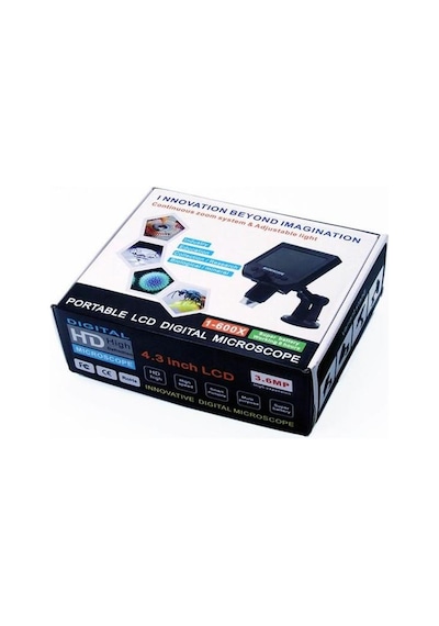 Powermaster G600 4.3'' Ekranlı 600x 3.6mp Hd Dijital Mikroskop