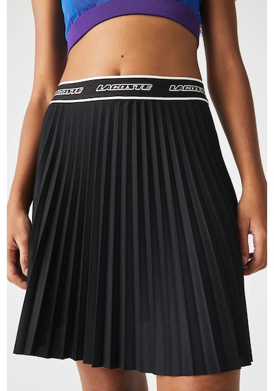 Lacoste Active Loose Fit Womens Skirt Bol Kesim Kadın Etek Siyah