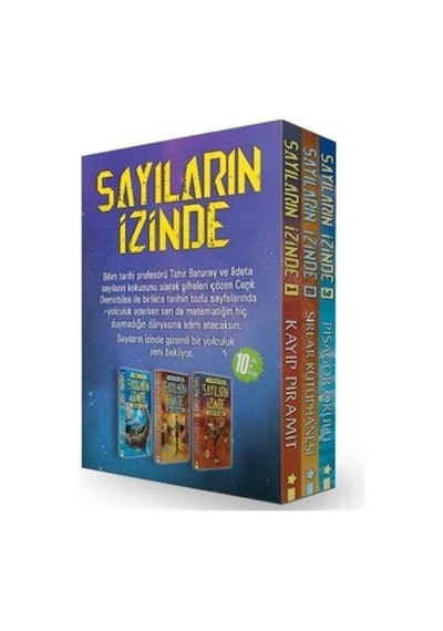 Sayıların İzinde Seti - Kutulu - 3 Kitap Takım - Ahmet Baki Yerli - Acayip