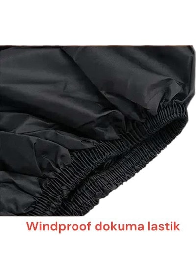 Su Geçirmez Premium Motosiklet Branda alttan Lastikli Taşıma Çantalı kalın Motor Brandası siyah