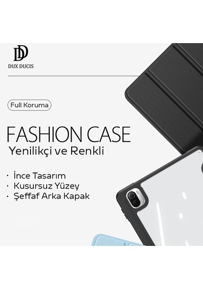 Dux Ducis Xiaomi Uyumlu Mi Pad 5 - 5 Pro Kılıf Kalem Bölmeli Toby Serie