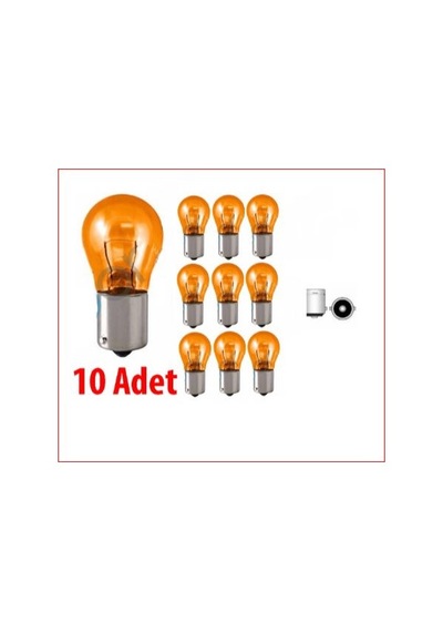 93 12v P21w Turuncu Sinyal Ampulü 10 Adet