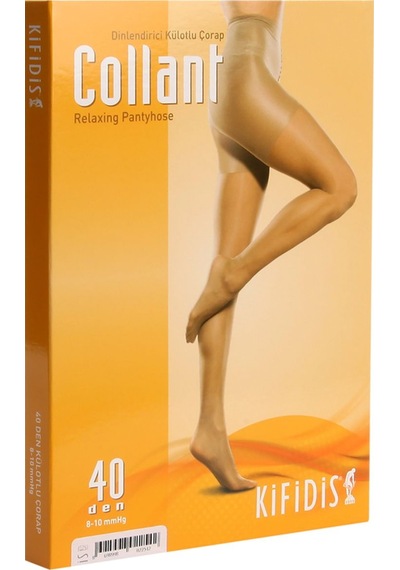 Kifidis 40 Den. 8-10 Mmhg Külotlu Varis Çorabı Siyah Standart 4 Standart STANDART