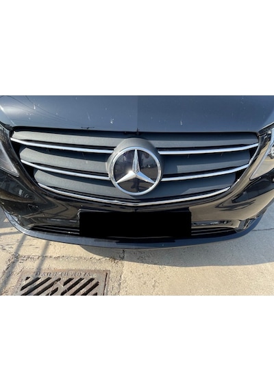 Mercedes Vito W447 Krom Ön Panjur 5 Prç. 2020 ve Üzeri İnce Model