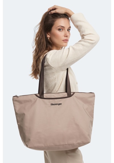 Slazenger Larkon I Unisex Bej Omuz Çantası