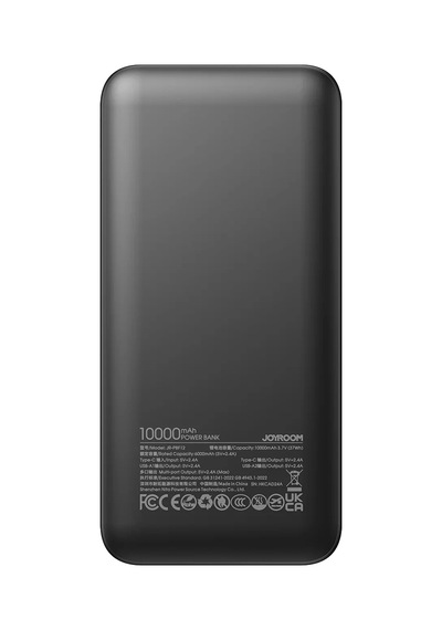 Joyroom Jr-pbf12 10.000 Mah Çok Çıkışlı Led Power Bank Siyah