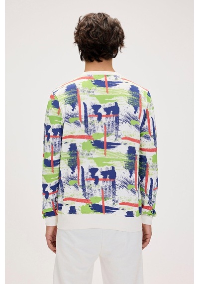 Bad Bear Erkek Flame Crewneck 24.02.12.017 001