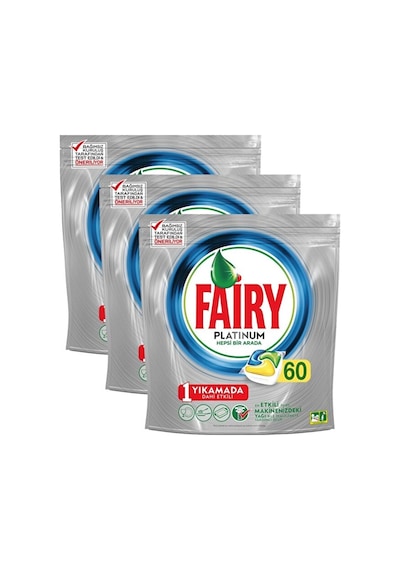 Fairy Platinum 60 X 3 Yıkama Bulaşık Makinesi Deterjanı Kapsülü L