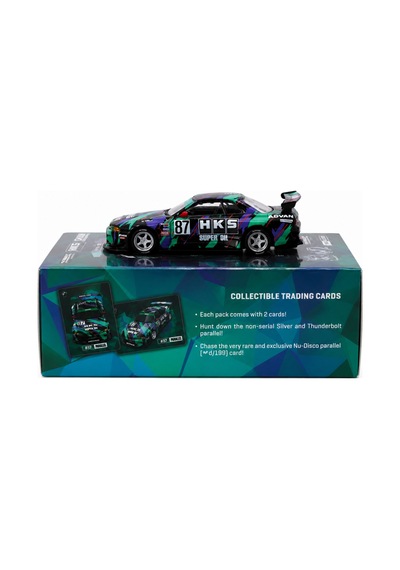 1/64 Nissan Skyline R32 Widebody Hks With Tarmac Cards Combo Set - Designed By Jon Sibal
