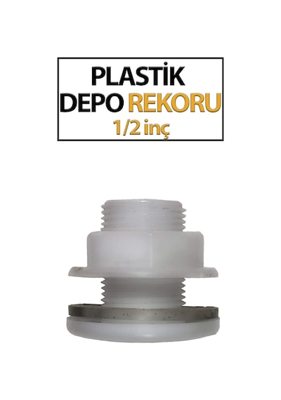1/2 İnç Plastik Depo Rekoru Su Deposu Tank Bağlantı Rakoru