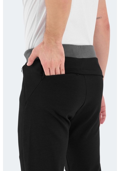 Slazenger Vessel 2 Li Set Erkek Eşofman Altı Siyah - Koyu Gri