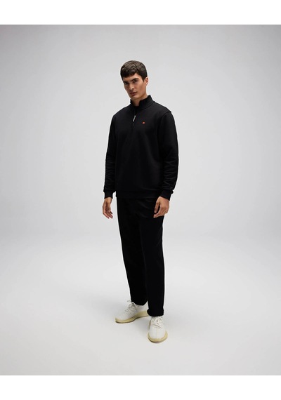 Ellesse Yarım Fermuarlı Siyah Erkek Sweatshirt Em580 Siyah