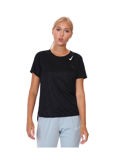 Nike Dri-fit Race Top Ss Kadın Koşu Tişört - Dd5927-9355 SIYAH