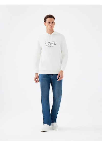 Loft Regular Fit Beyaz Erkek Sweatshirt Lf2041153 Beyaz