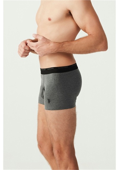 U.S. Polo Assn. U.s Polo Assn. 80338 Erkek 3 Lü Boxer-antrasitmelanj&siyah&grimelanj Antrasit