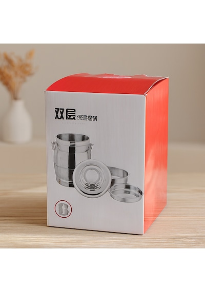 Paslanmaz Çelik 3'lü Sefer Tası 1.6l 200+500+900 Ml Metal Kulplu Çr