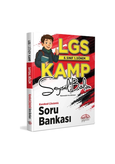 Editör 8. Sınıf 1. Dönem Lgs Kamp Sayısal Bölüm Karekod Çözümlü S