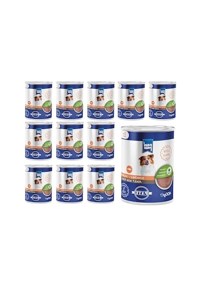 Yetişkin Köpek Somonlu Pate 400 Gr X 12 Adet 100 G
