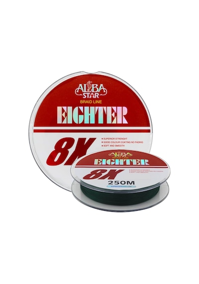 Albastar Eighter 8x İp Misina Green - 0.18mm - 150m - 18.00kg